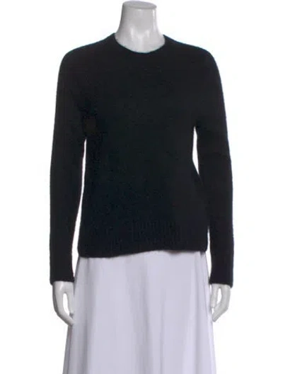 Pre-owned James Perse Cashmere Crew Neck Sweater In Black