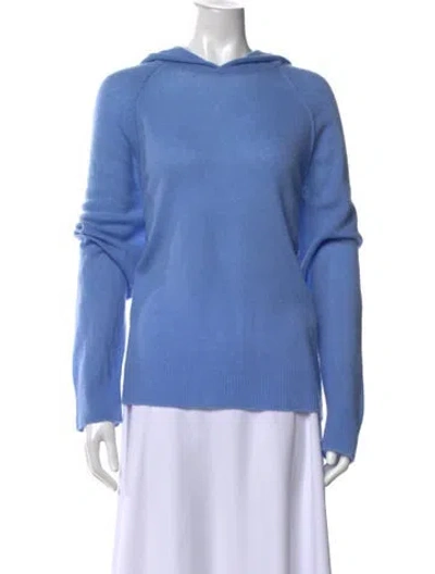Pre-owned James Perse Cashmere Crew Neck Sweater In Blue