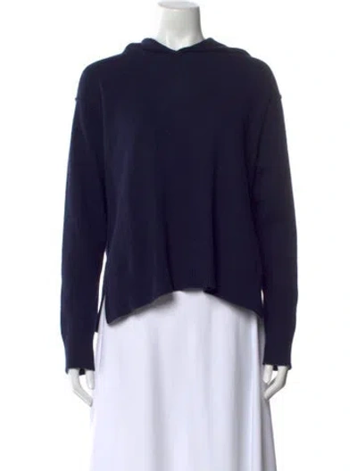 Pre-owned James Perse Cashmere Crew Neck Sweater In Blue