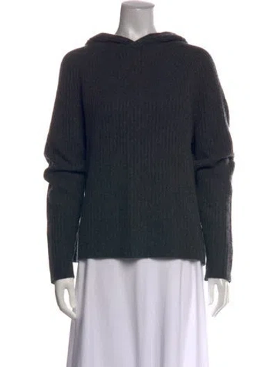 Pre-owned James Perse Cashmere Crew Neck Sweater In Blue