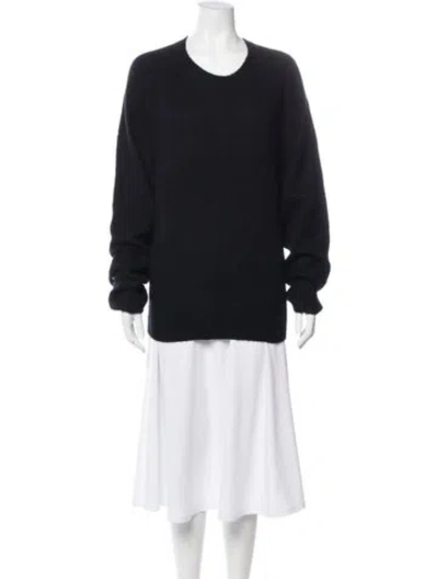 Pre-owned James Perse Cashmere Crew Neck Sweater In Gray