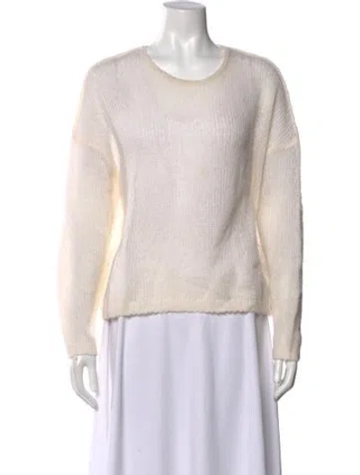Pre-owned James Perse Cashmere Crew Neck Sweater In Gray
