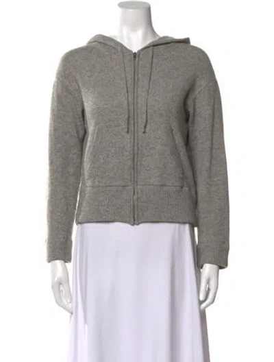 Pre-owned James Perse Cashmere Crew Neck Sweater In Gray