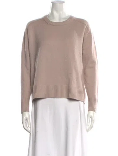 Pre-owned James Perse Cashmere Crew Neck Sweater In Neutral