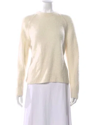 Pre-owned James Perse Cashmere Crew Neck Sweater In Neutral
