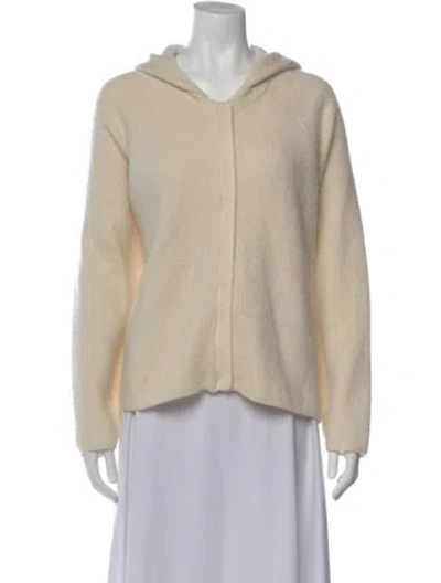 Pre-owned James Perse Cashmere Crew Neck Sweater In Neutral