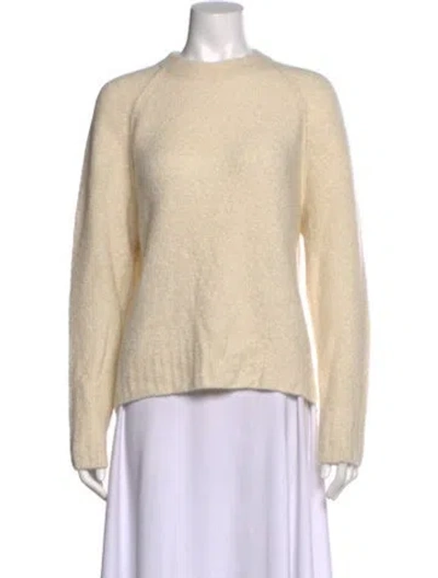 Pre-owned James Perse Cashmere Crew Neck Sweater In Neutral
