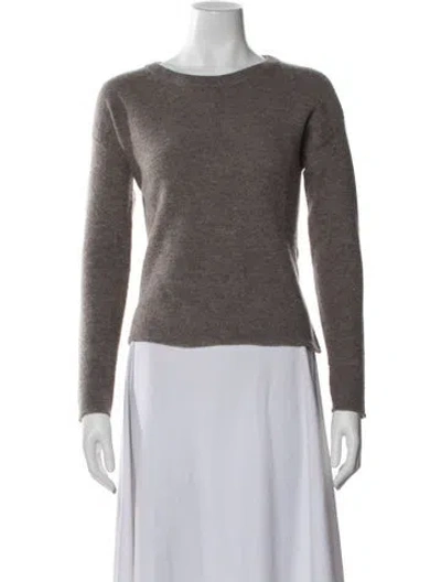 Pre-owned James Perse Cashmere Crew Neck Sweater In Neutral