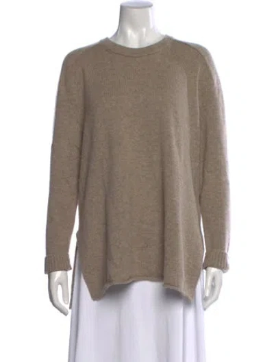 Pre-owned James Perse Cashmere Crew Neck Sweater In Neutrals