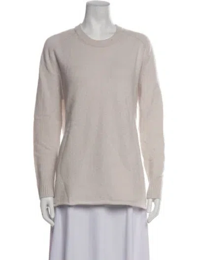 Pre-owned James Perse Cashmere Crew Neck Sweater In Neutrals