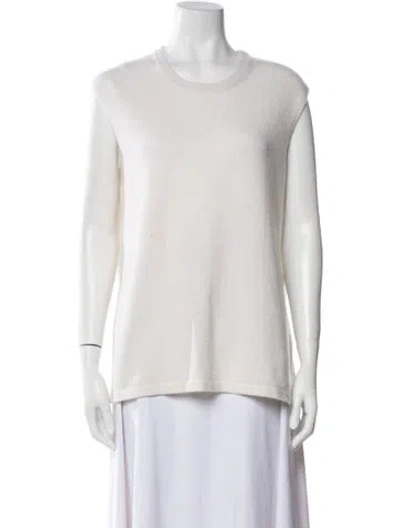 Pre-owned James Perse Cashmere Crew Neck Sweater W/ Tags In Gray