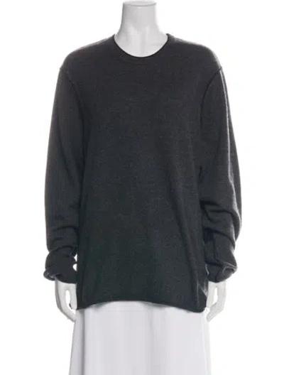 Pre-owned James Perse Cashmere Crew Neck Sweater W/ Tags In Green