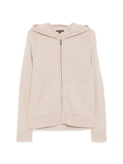 James Perse Cashmere Hoodie In Neutral