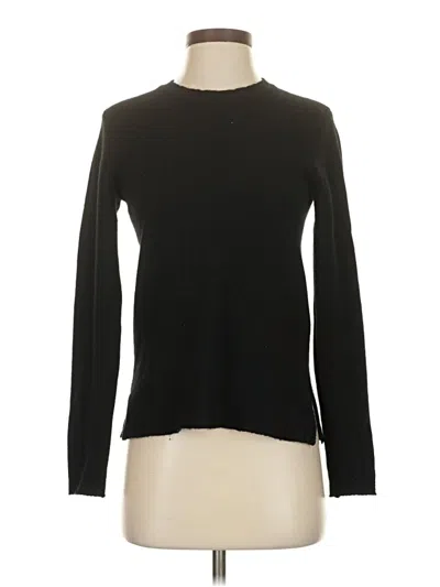 Pre-owned James Perse Cashmere Pullover Sweater In Black