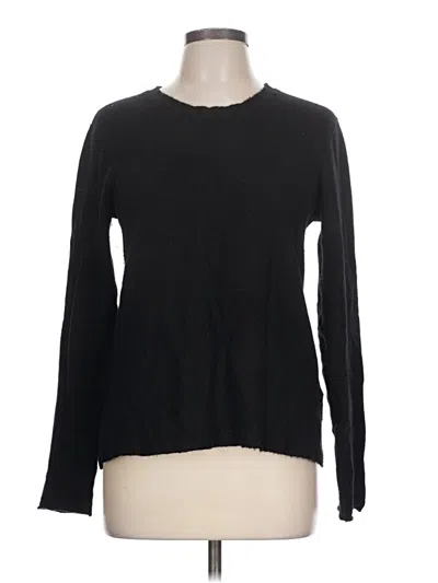Pre-owned James Perse Cashmere Pullover Sweater In Black