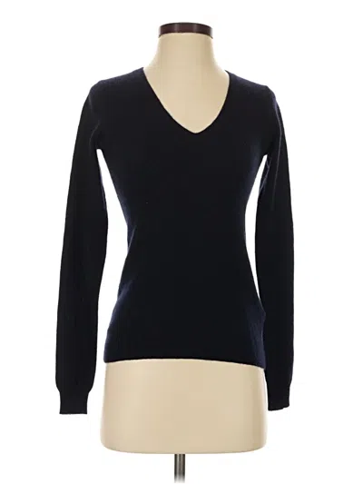 Pre-owned James Perse Cashmere Pullover Sweater In Black