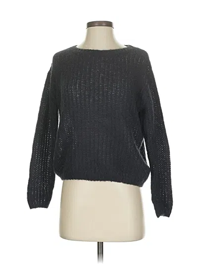 Pre-owned James Perse Cashmere Pullover Sweater In Gray