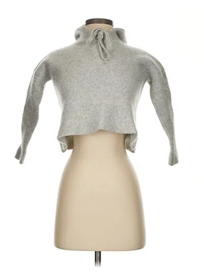 Pre-owned James Perse Cashmere Pullover Sweater In Gray