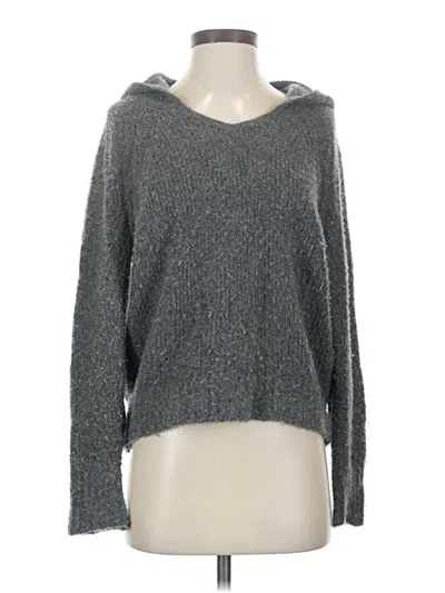 Pre-owned James Perse Cashmere Pullover Sweater In Gray