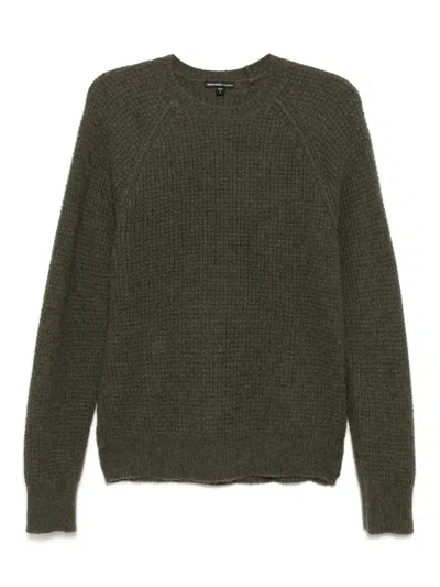 James Perse Cashmere Raglan Jumper In Green