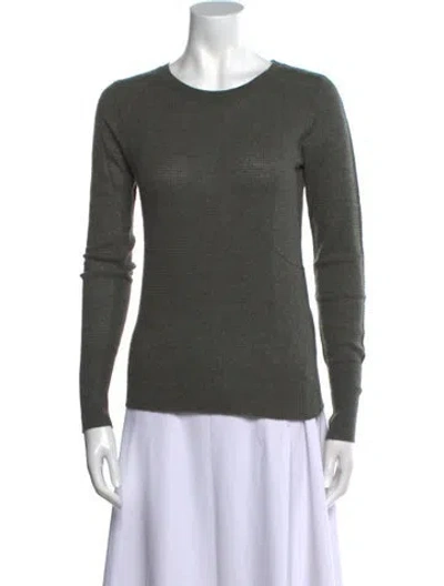 Pre-owned James Perse Cashmere Scoop Neck Sweater In Gray