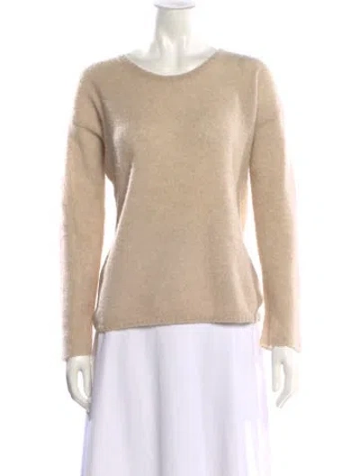 Pre-owned James Perse Cashmere Scoop Neck Sweater In Neutral