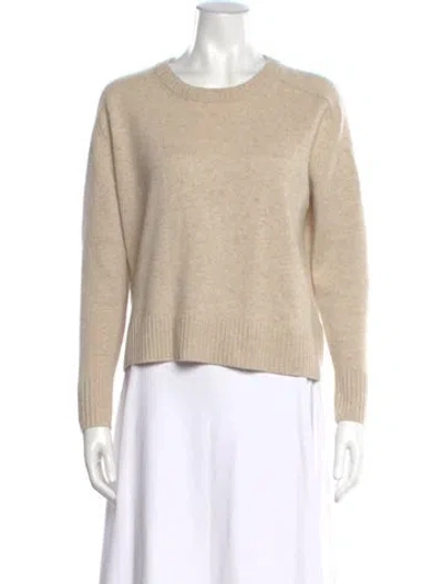 Pre-owned James Perse Cashmere Scoop Neck Sweater In Neutral