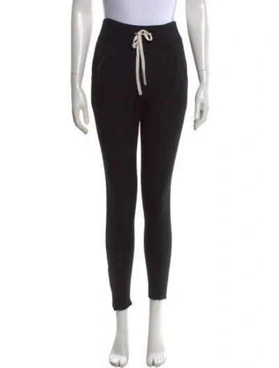 Pre-owned James Perse Cashmere Skinny Leg Pants In Black