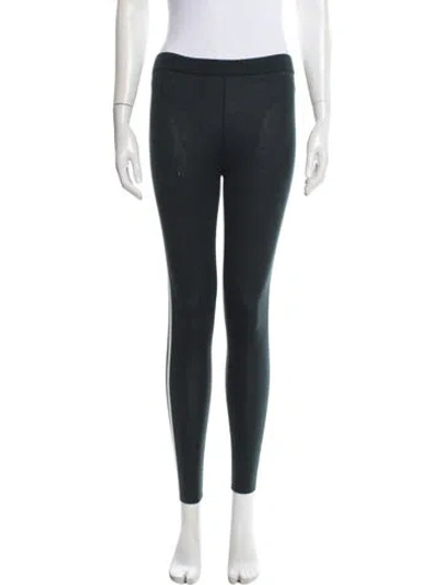 Pre-owned James Perse Cashmere Skinny Leg Pants In Green