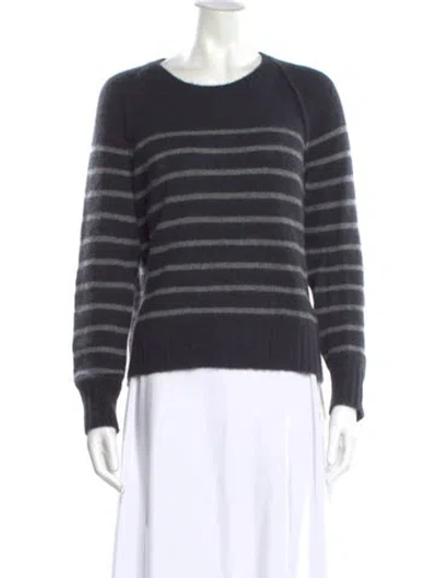 Pre-owned James Perse Cashmere Striped Sweater In Multi