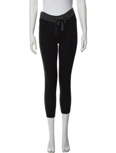 Pre-owned James Perse Cashmere Sweatpants In Black