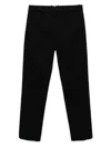 James Perse Cashmere Touch Twill Trousers In Black