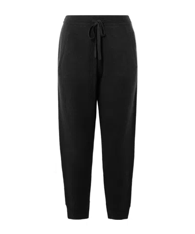 James Perse Cashmere Track Pants In Black