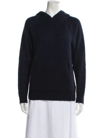 Pre-owned James Perse Cashmere V-neck Sweater In Blue