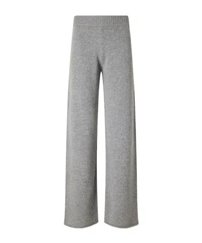 James Perse Cashmere Wide-leg Pants In Gray