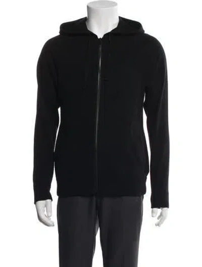 Pre-owned James Perse Cashmere Windbreaker In Black