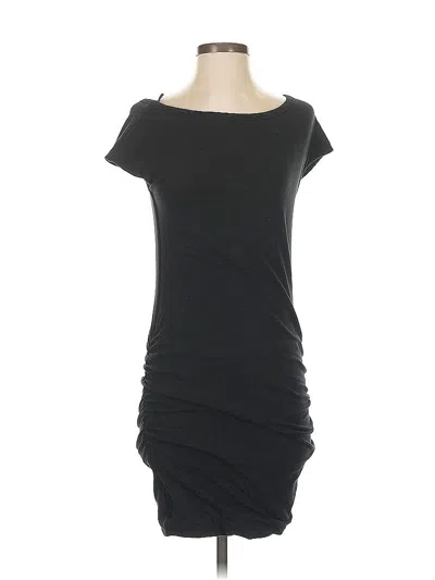 Pre-owned James Perse Casual Dress In Black