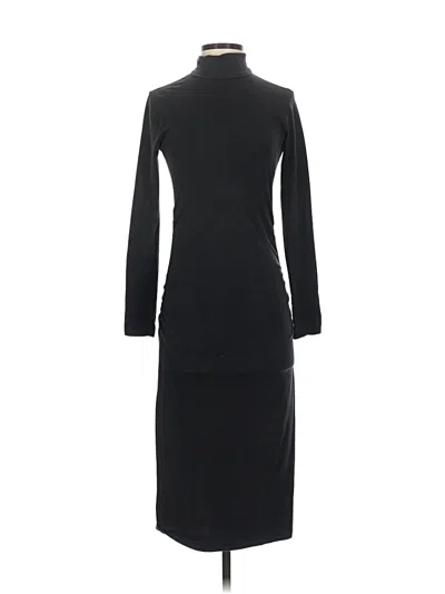 Pre-owned James Perse Casual Dress In Black