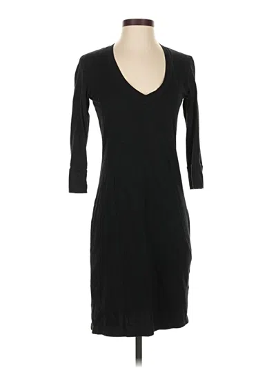 Pre-owned James Perse Casual Dress In Black
