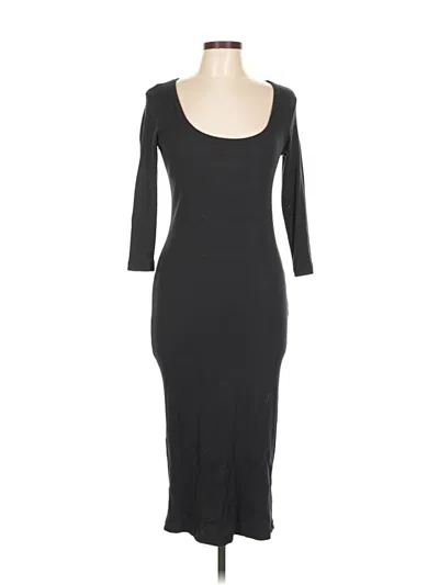 Pre-owned James Perse Casual Dress In Black
