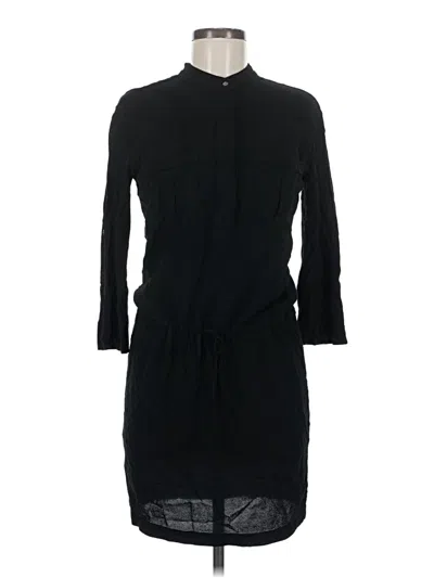 Pre-owned James Perse Casual Dress In Black