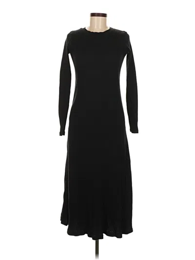 Pre-owned James Perse Casual Dress In Black