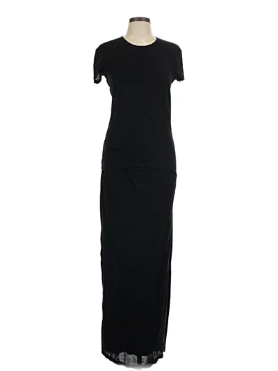 Pre-owned James Perse Casual Dress In Black