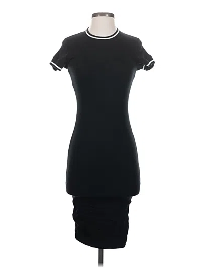 Pre-owned James Perse Casual Dress In Black