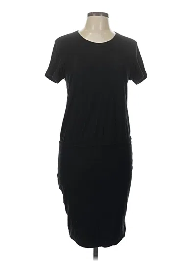 Pre-owned James Perse Casual Dress In Black