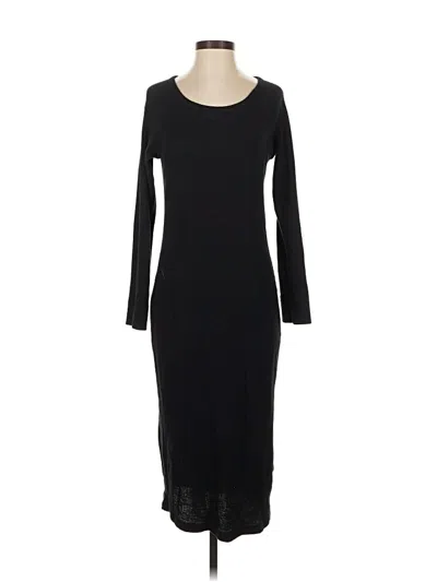 Pre-owned James Perse Casual Dress In Black