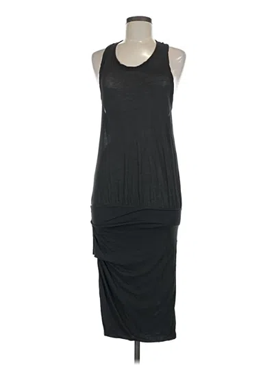 Pre-owned James Perse Casual Dress In Black