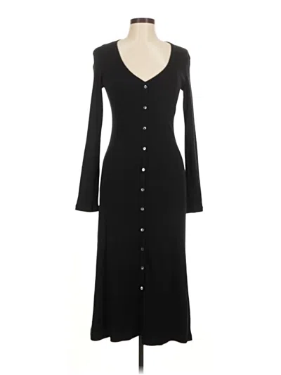 Pre-owned James Perse Casual Dress In Black