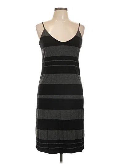 Pre-owned James Perse Casual Dress In Black