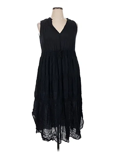 Pre-owned James Perse Casual Dress In Black